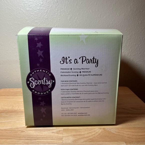 NIB It's a Party Premium Scentsy Warmer - Picture 10 of 11